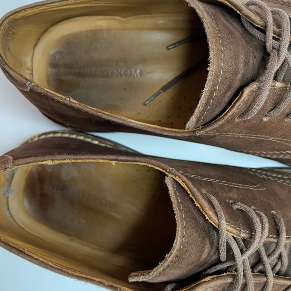 Nordstrom Mahogany Nubuck Bucks/Derbys- size 8 1/2 - Picture 3 of 8